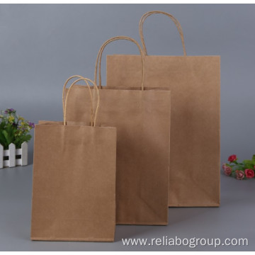 Customized take away fashion shopping kraft paper bags